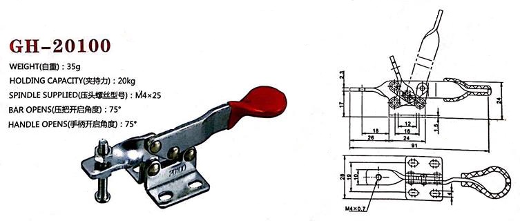 Kẹp định vị GH-20100, cam kẹp GH-20100