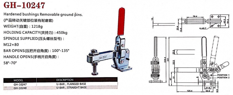 Kẹp định vị GH-10247, Cam kẹp GH-10247