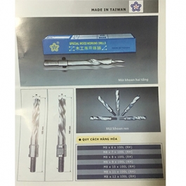 Mũi khoan Hai tầng hiệu bông mai, Mũi khoan gỗ hai tầng