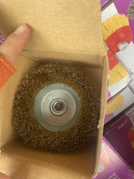 Chén đánh rỉ thép 3'' tán M10x1.5 chén cước thép 75mm tán m10